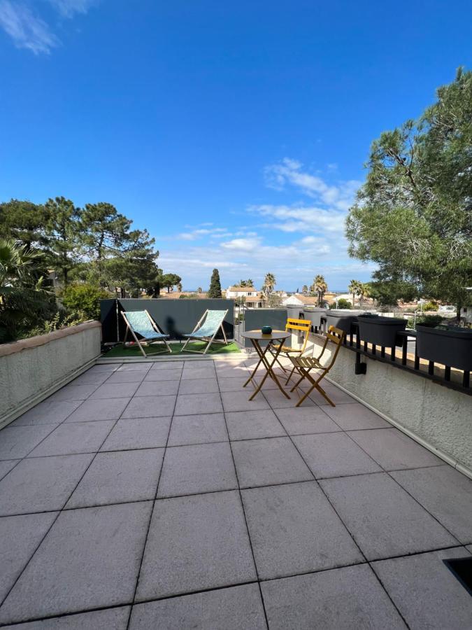 Appartement Proche Village Naturiste, Terrasse Et Parking Agde Kültér fotó